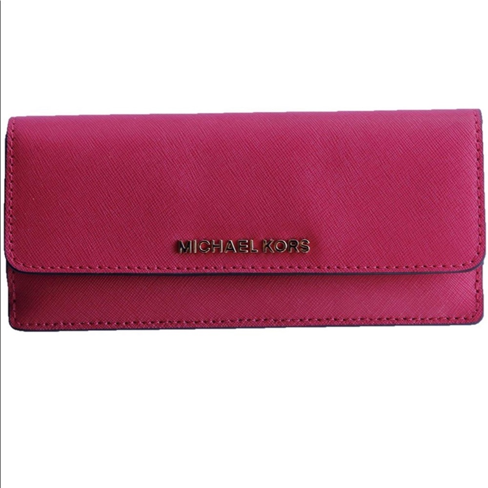 Jet set flap wallet
